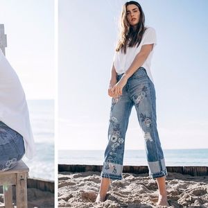 New Liverpool patch design jeans